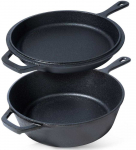 Vilde Ketaus puodas 3,5L ir keptuve 24 cm (2 dalių komplektas CAST LINE)