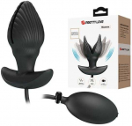 Pretty Love Bottom Pretty Love Inflatable Rechargeable Intimate Plug Juodas Silicone USB