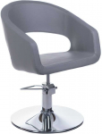 Beauty System Kirpyklos kėdė PROFESSIONAL HAIRDRESSING CHAIR PAOLO LIGHT Pilkas