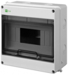 Elektro Plast Nasielsk 1953-01 Hermeti&scaron;kas modulinis paskirstymo skydas 1x9, pavir&scaron;inio montavimo, IP55, EP-LUX PLUS RN 1/9 1953-01