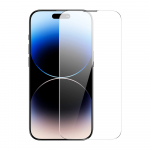 Baseus Full Screen Tempered Glass for iPhone 14 Pro Max with Speaker Cover 0.3mm + Mounting Frame - OUTLET