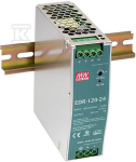 Mean Well MAITINIMO TAIKYMAS DIN bėgeliui 120W 24V 5A