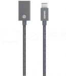Kanex USB-C į USB3.0 adapteris &ndash; DuraBraid&trade; &ndash; Kosminė pilka &ndash; 8,25 colio / 21 cm