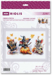 Uab Riolis Kryželiu siuvinėjimo rinkinys Spooky Mouse Trio 30x21 SR2241
