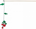 Kalėdinis rotaļlieta kaķiem &ndash; Trixie Xmas playing rod mistletoe, wood, 48 cm