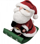 Mink&scaron;tas judantis žaislas Santa Clause