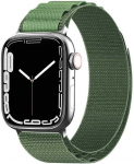 Hurtel Dirželis ze stalową sprzączką Alpine do Apple Watch 38 / 40 / 41 mm žalia