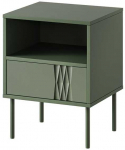 Cama Meble Cama Bedside table 2 pcs. TRESSE 44x40x53 matte žalias