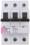 Eti Polam 002135717 Grandinės pertraukiklis 3P C 20A 10kA AC ETIMAT10 002135717