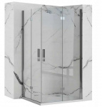 Du&scaron;o kabina Rea Molier Chrome Double 90x100