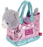 Perletti Hand bag + plush pink Coco gat 28cm