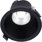 9W LED įleidžiamas &scaron;viestuvas PT 09, matinės juodos sp., 4000K, IP44