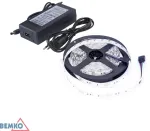 Rinkinys - 4,8W/m, 12V, IP20, 6500K LED juosta, 5m ritė, su 12V maitinimo &scaron;altiniu