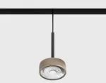 7W LED pakabinamas &scaron;viestuvas SOL MINI P į magnetinę sistemą IN_LINE, smėlio/juodos sp., 3000K, 48V, 24&deg;