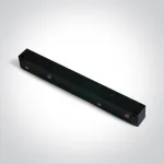 Magnetinių bėgelių MINI/MIDI/MAXI elektrinis sujungimas, 48V, juodas, 42004B/B