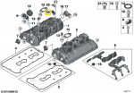 Bmw Drucksensor 5 G30 7 G11 LCI Originalus 13628043682