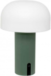 Sieninis &scaron;viestuvas Atmosphera Outdoor lempa, žalias metalas, JANY, 22 cm