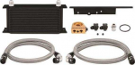 Mishimoto Alyvos au&scaron;intuvo komplektas Mishimoto Nissan 350Z 2003-2009 / Infiniti G35 Coupe 2003-2007 termostatinis juodas