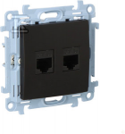 Kontakt Simon GN.2-KR.COMP.RJ45 CAT5E Juodas SIMON10