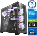 Stacionarus kompiuteris INTOP AQUA i5-14400F 32GB DDR5 1TB SSD M.2 NVME RTX5060Ti 8GB no-OS (RW56375NS)