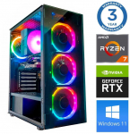 Stacionarus kompiuteris INTOP Ryzen 7 5700X 32GB 1TB SSD M.2 NVME RTX5060 8GB WIN11Pro (RW54626)