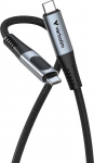 USB Neutralle USB-C - USB-C kabelis 1,2 m, juodas (31848)