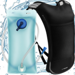 Gertuvė Kuprinė su vandens talpa, 2 l, juoda