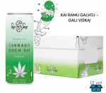 Gazuota beržų sula. Cannabis, Sip Sap, Alucan 250 ml x 12 vnt