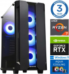 Stacionarus kompiuteris INTOP AQUA Ryzen 7 7700X 16GB DDR5 500SSD M.2 NVME RTX5050 8GB WIN11Pro (RW59808)