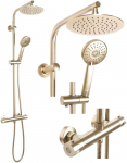 Du&scaron;o sistema su termostatu REA Bliss, Brushed Gold