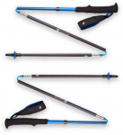 Juodas Diamond Juodas DIAMOND Distance Carbon Z-Pole trekingo lazda, unisex, sulankstoma