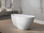 Vonia Besco Goya A-Line, 160 x 73 cm (sifonas su persipylimu chrome)