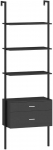 Bonideco Select Pastatoma lentyna 60x30x184cm., juodos spalvos