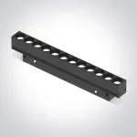 12W LED &scaron;viestuvas į magnetines sistemas MINI/MIDI, juodas, 3000/4000K, 48V, 50&deg;, DALI, 42112AAL/B/V