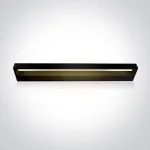 23W LED sieninis &scaron;viestuvas, juodas, 2700/3100/3500K, 38010B/B/V
