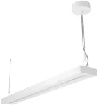 69/63/60/54W LED linijinis &scaron;viestuvas LINEAR INDIVILED DIRECT/INDIRECT 1500, baltas, 4000K, su judesio/&scaron;viesos davikliu, DALI2