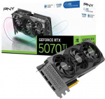 PNY Vaizdo plok&scaron;tė GeForce RTX 5070 Ti OC 3F 16GB 256 bitų 896Gb/s