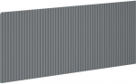 Mexen Rivel priekinė dalis vonios spintelės korpusui, 120 x 43,5 cm, Graphite matt