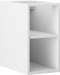 Mexen Box-A spintelė su lentyna, 25 cm, Baltas matt
