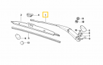 BMW E34 Kairysis &Scaron;luostės Rankena Originalus 61611384135