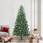 Kalėdų eglutė su 300 LED s stovu Žalia 240 cm PVC