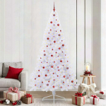 Dirbtinė Kalėdų eglutė su 300 LED Balta 240 cm PVC ir Plienas