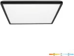 12W LED lubinis &scaron;viestuvas NIVERA SQUARE, juodas, 3000/4000/6000K, IP54