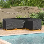 Baldų uždangalas Juodas 260 x 210 x 80 cm 420D Oksfordo audinys