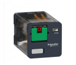 Schneider RUMC21B7 Relė su bandymo mygtuku 24VAC 10A cilindriniai kontaktai 2NO + 2NC RUMC21B7