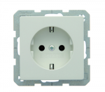 BERKER Hager Polo 47436089 Viengubas lizdas SCHUKO sniego baltumo aksomas Q.1 47436089