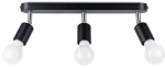 Sollux Lighting Lubinis &scaron;viestuvas FORNES 3 juodas