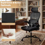 Promotions Biuro kėdė, 72x72x116-126 cm, juoda, ergonomi&scaron;ka