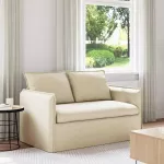 Sofa Kreminė 195 x 82 x 85 cm Metalas