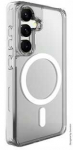 SWISSTEN skaidrus želė MagStick metalinis dėklas, skirtas Samsung Galaxy S26 5G, skaidrus